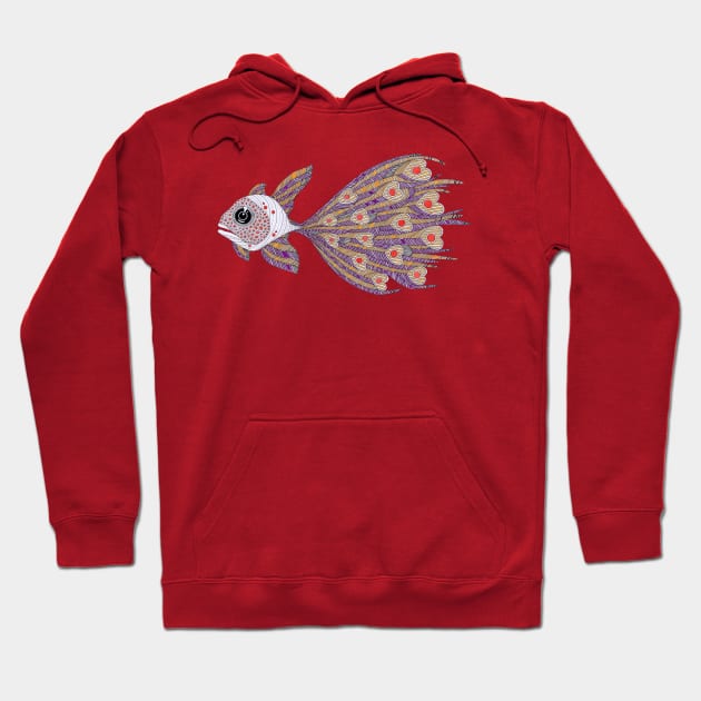 heart - fish Hoodie by federicocortese